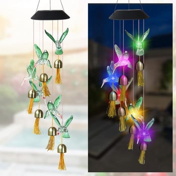 Solar Wind Chimes Solar Wind Chimes Memorial Wind Chimes για Διακόσμηση Φεστιβάλ Εξωτερικού Κήπου