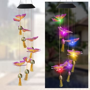 Solar Wind Chimes Solar Wind Chimes Memorial Wind Chimes για Διακόσμηση Φεστιβάλ Εξωτερικού Κήπου