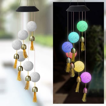 Solar Wind Chimes Solar Wind Chimes Memorial Wind Chimes για Διακόσμηση Φεστιβάλ Εξωτερικού Κήπου