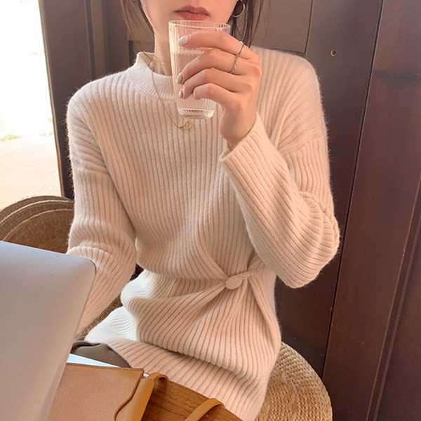 Bluză de iarnă cu guler înalt