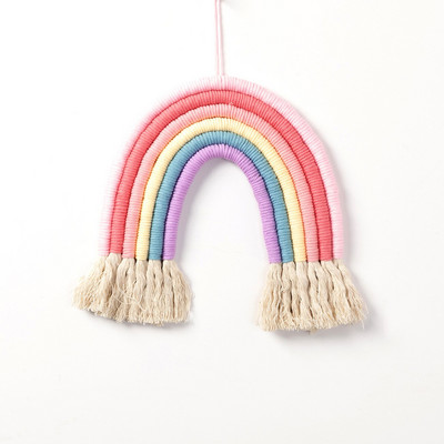 Ταπετσαρίες Rainbow Wall Hanging Ins Nordic Wind Woven Πολύχρωμες Διακοσμήσεις Παιδικού Δωματίου Κρεμαστές τοίχου Διακόσμηση σπιτιού