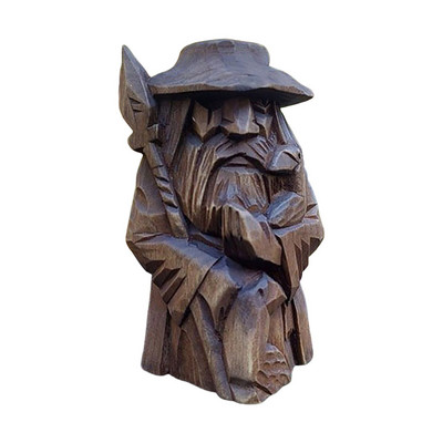 Odin Resin Viking szobor Barbár viking szobor Tyr szobrocska Gyanta szobor beltéri kültéri dekorációs díszekhez