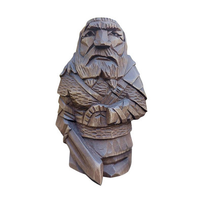 Odin Resin Viking szobor Barbár viking szobor Tyr szobrocska Gyanta szobor beltéri kültéri dekorációs díszekhez