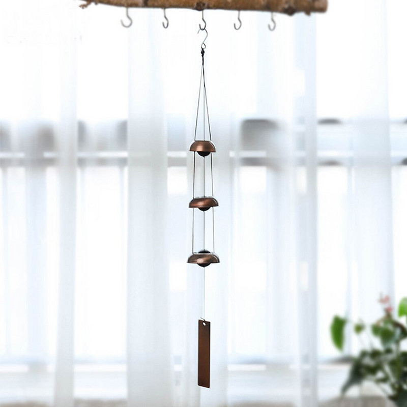 Αίθριο Σπίτι Κήπος Διακόσμηση Wind Chime Σιδερένιο Σαλόνι Εξωτερικό Εσωτερικό Μπαλκόνι Υπνοδωμάτιο σε σχήμα καμπάνας Χαλαρωτικό Ναό Αυλή Αυλή
