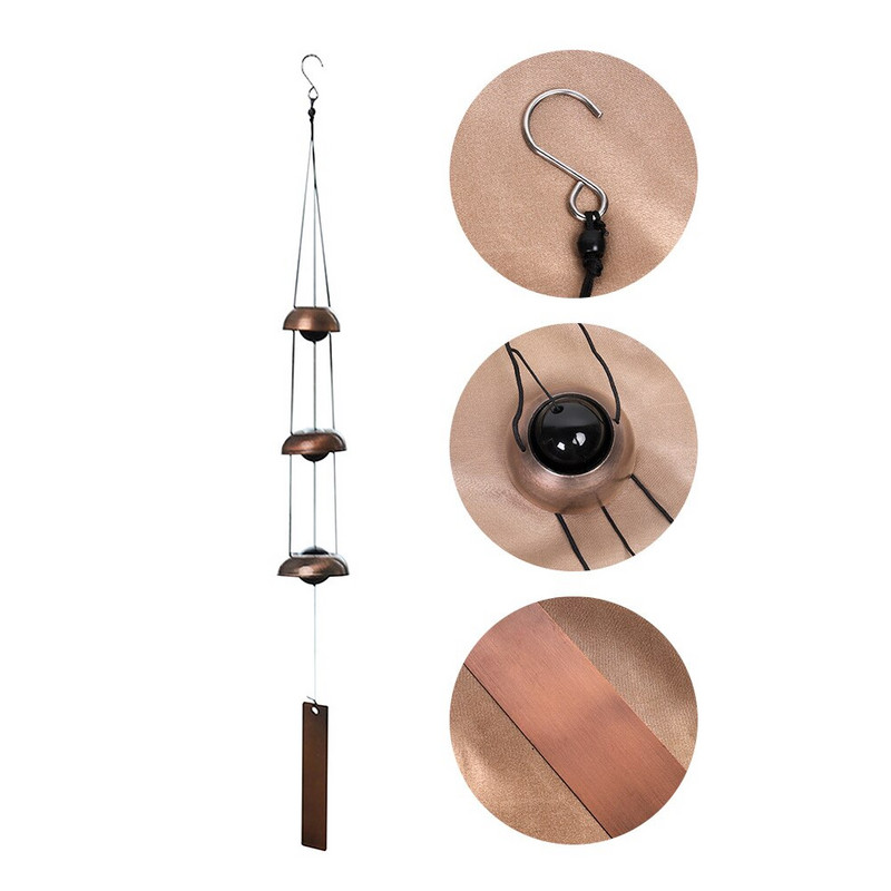 Αίθριο Σπίτι Κήπος Διακόσμηση Wind Chime Σιδερένιο Σαλόνι Εξωτερικό Εσωτερικό Μπαλκόνι Υπνοδωμάτιο σε σχήμα καμπάνας Χαλαρωτικό Ναό Αυλή Αυλή