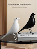 Eames madár dekoráció szobor békegalamb szobor asztali dekoráció kézműves galamb díszek irodai állatfigurák lakberendezés