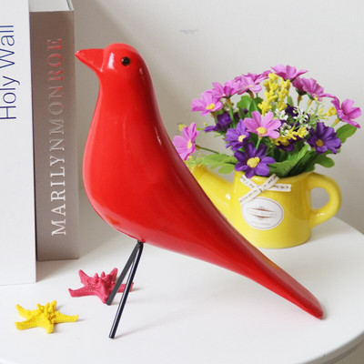 Eames madár dekoráció szobor békegalamb szobor asztali dekoráció kézműves galamb díszek irodai állatfigurák lakberendezés