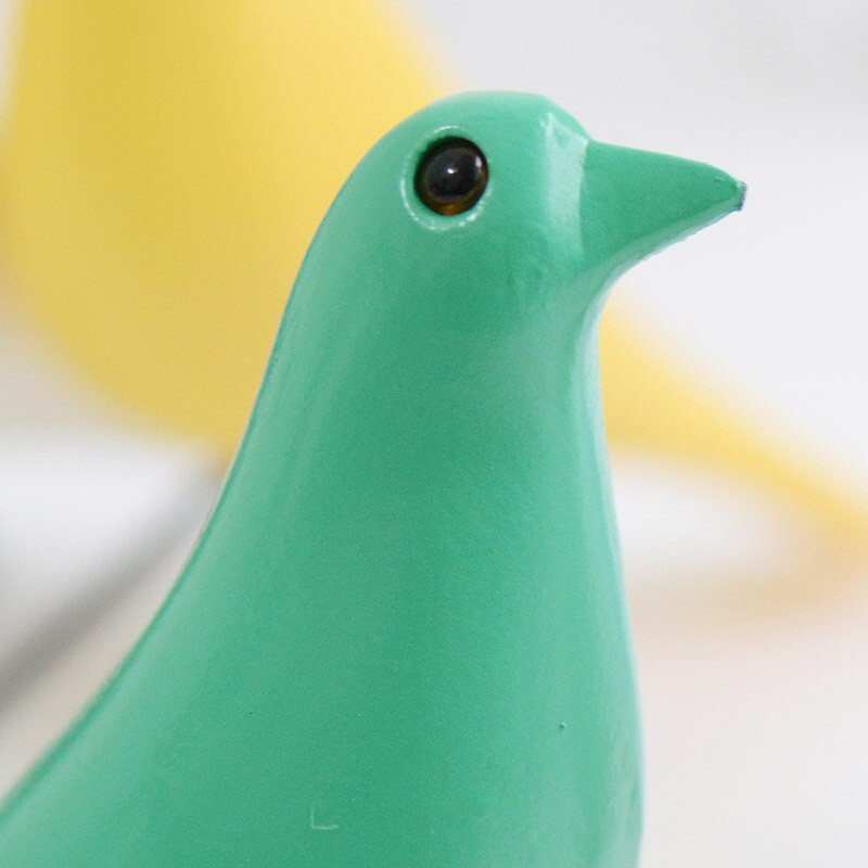 Eames madár dekoráció szobor békegalamb szobor asztali dekoráció kézműves galamb díszek irodai állatfigurák lakberendezés