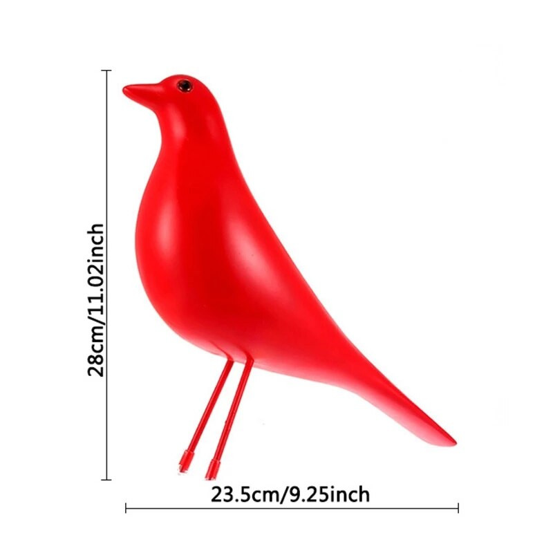 Eames madár dekoráció szobor békegalamb szobor asztali dekoráció kézműves galamb díszek irodai állatfigurák lakberendezés