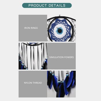 Evil Eye Dream Catcher Tassel Weaving Handmade Craft Christmas Wedding Party Διακοσμητικό μενταγιόν τέχνης Δώρο προμήθειες κήπου