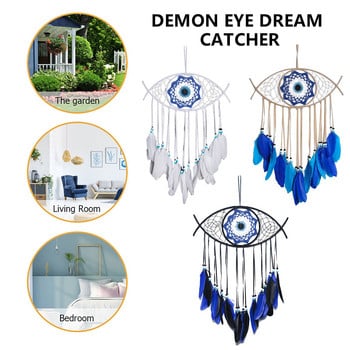 Evil Eye Dream Catcher Tassel Weaving Handmade Craft Christmas Wedding Party Διακοσμητικό μενταγιόν τέχνης Δώρο προμήθειες κήπου