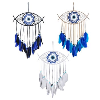 Evil Eye Dream Catcher Tassel Weaving Handmade Craft Christmas Wedding Party Διακοσμητικό μενταγιόν τέχνης Δώρο προμήθειες κήπου