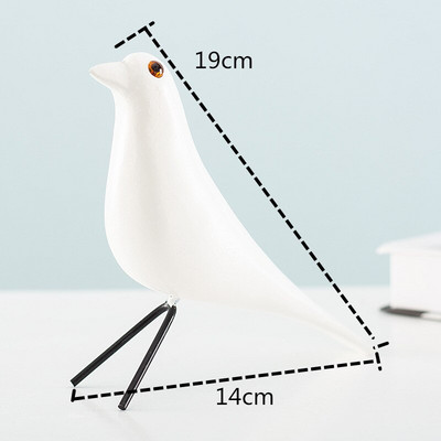 Rășină Birou Bird Statuie Decorare Birou Sculptură Casă Accesorii Desktop Decorare Casă Porumbel Păcii