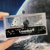 2022 Ins Cruise Folyékony Homokóra Nappali Díszek Hold Sötét Univerzum Galaxis Űr Irodai asztaldísz lakberendezés