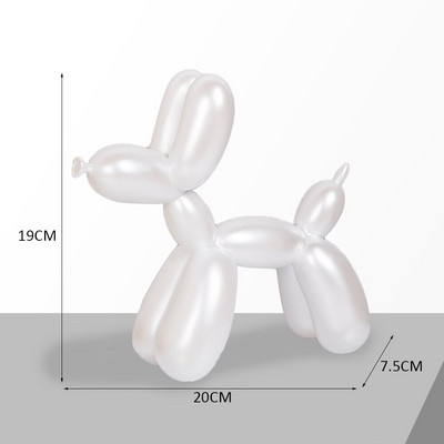 Gyanta Kutya Kézművesség Galvanizálás Léggömb Kutya Lakberendezés Lakásdekoráció Modern nappali Asztali állati dekoráció