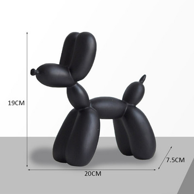 Gyanta Kutya Kézművesség Galvanizálás Léggömb Kutya Lakberendezés Lakásdekoráció Modern nappali Asztali állati dekoráció