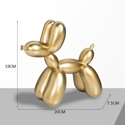 Gyanta Kutya Kézművesség Galvanizálás Léggömb Kutya Lakberendezés Lakásdekoráció Modern nappali Asztali állati dekoráció
