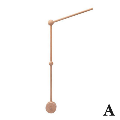 Să facem pentru copii Suport din lemn pentru clopot pentru pat pentru copii Jucărie mobilă pentru agățat Umeraș pentru copii mobil Jucărie pentru pătuț Clopoței pentru pătuț Suport pentru braț din lemn pentru pat Ho I3d8