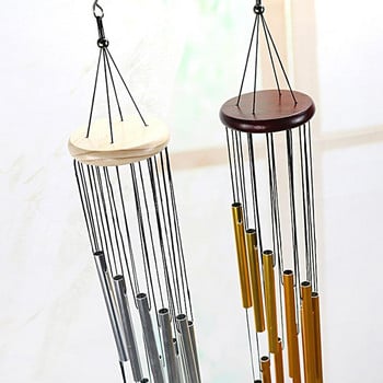 Εσωτερικός εξωτερικός χώρος Wind Chime Bell με 12 σωλήνες αλουμινίου για βεράντα κήπου Βεράντα Διακόσμηση μπαλκονιού Αξεσουάρ διακόσμησης σπιτιού