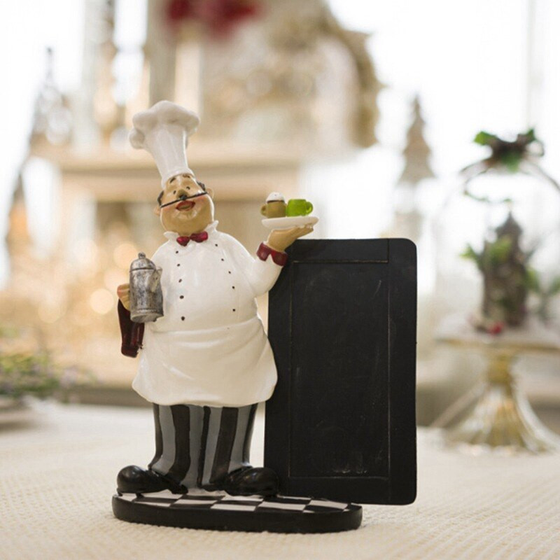 Mados kūrybinės dovanos dervos amatai smulkūs papuošalai laimingas virėjas pranešimų lenta dietos parduotuvė viešbučių dekoracijos