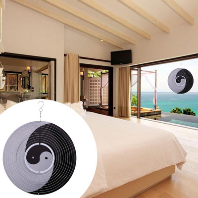 Wind Spinner din oțel inoxidabil 3D Dreamcatcher ing Ornament Interior Outdoor Garden Craft Wind Spinners