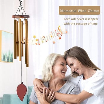 Wind Chimes For Outside, 30Inch Wooden Sympathy Wind Chimes Memorial Wind Chimes For Loss Of Love One Mother Father