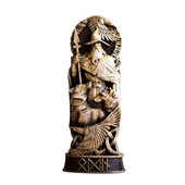 20 cm Sculptură Zeu Grec Thor Loki Odin Statuie Altar Figura Zeu Hindu Statuie Pentru Mașină Casa Grădină Decorare