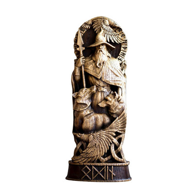 20 εκ. Γλυπτό Ελληνικού Θεού Thor Loki Odin Statue Altar Figure Hindu God Statue For Car Διακόσμηση κήπου σπιτιού