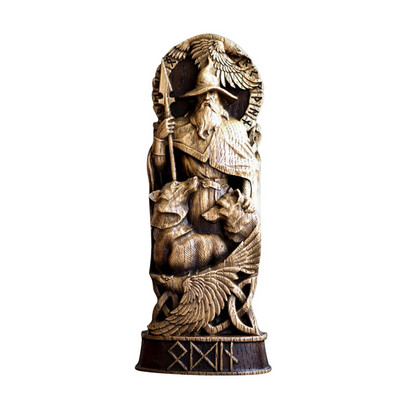 20 cm Sculptură Zeu Grec Thor Loki Odin Statuie Altar Figura Zeu Hindu Statuie Pentru Mașină Casa Grădină Decorare