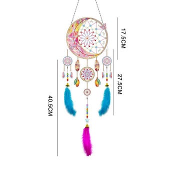 Ζωγραφική με διαμάντια diy dream catcher 5d ζωγραφική με διαμάντια χειροτεχνία διακόσμηση σαλονιού ζωγραφική διαμάντι απλικέ κέντημα