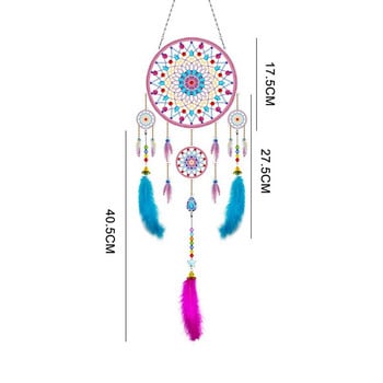 Ζωγραφική με διαμάντια diy dream catcher 5d ζωγραφική με διαμάντια χειροτεχνία διακόσμηση σαλονιού ζωγραφική διαμάντι απλικέ κέντημα