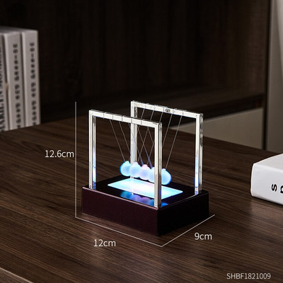 Világító Newton bölcső ingagolyó Kreatív Balance hintajáték gyerekeknek Felnőtt stresszoldó Otthoni Irodai Dísz dekoráció