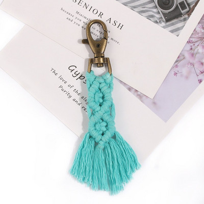 Boho Colorful Leaves Gobelin Bojt fali dekoráció Makramé falakasztó, kézzel készített szövött álomfogó karácsonyi esküvői ajándék