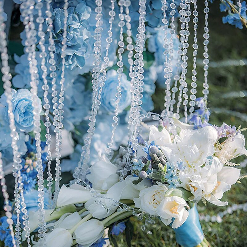1 tekercs 30 m-es kristálygyöngyök függönyfüzér gyémánt akril kristálygyöngy függönyfüzér függöny barkácsolás esküvői parti dekoráció