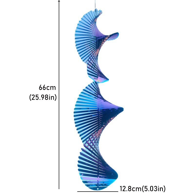 3D-s forgó szélpörgető kerti dekoráció kültéri medálok a házhoz erkély szélcsengő függő dekorációk lakberendezési készlet