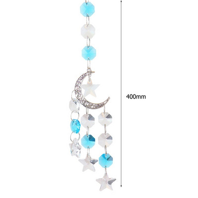 Kristalni vjetreni ukrasi, metalna kugla za sunce, kristalni viseći metalni ukras, privjesak, obrt za vrtni prozor