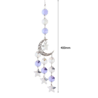 Kristalni vjetreni ukrasi, metalna kugla za sunce, kristalni viseći metalni ukras, privjesak, obrt za vrtni prozor