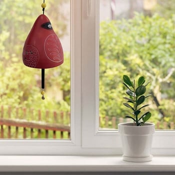 Bird Song Bell Διακόσμηση κήπου Creative Wind Chime μενταγιόν Ζώο διακόσμηση Αυλή Καλλιτεχνική ζωγραφισμένη ρητίνη Bird Wind Chimes