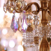 20db/szett Lámpa medál Fényes Exquisite Faux Crystal Tear Drop Suncatcher Clear csillár medál szobadekorációhoz