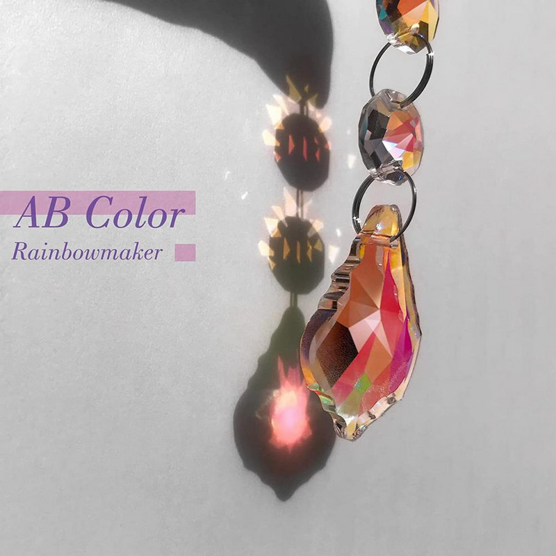 20db/szett Lámpa medál Fényes Exquisite Faux Crystal Tear Drop Suncatcher Clear csillár medál szobadekorációhoz