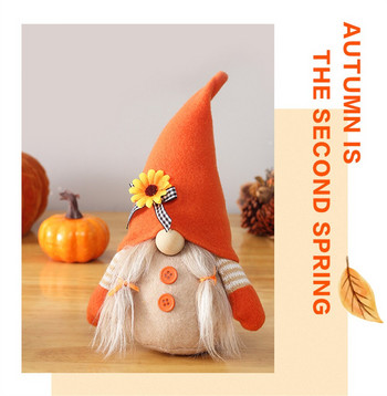 Διακόσμηση Gnomes Δώρα απόκριες των Ευχαριστιών Διακόσμηση κούκλας χωρίς πρόσωπο Νάνος Σουηδία Φθινοπωρινό Χειροποίητο Οικογενειακό Υπνοδωμάτιο