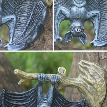 Декоративна висулка, висящ орнамент във формата на прилеп на открито, артикули от смола за градински парк