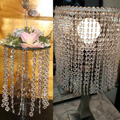 1 ritinys 30 m krištoliniai karoliukai užuolaidos girlianda deimantiniai akriliniai krištoliniai karoliukai užuolaidų styginiai užuolaidos „pasidaryk pats“ vestuvių vakarėlio dekoras