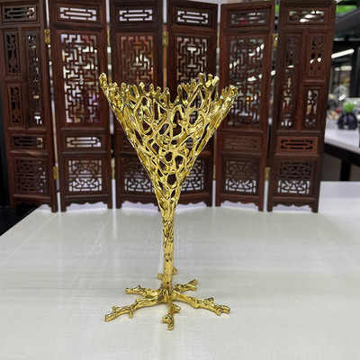 Crystal Ball Base Mesh borosüveg ötvözet Magic Sphere display állvány Nappali boros szekrény lakberendezési fotózás kellékek