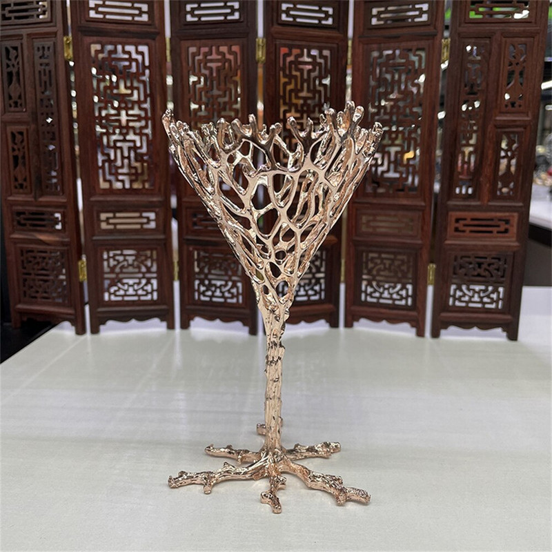 Crystal Ball Base Mesh borosüveg ötvözet Magic Sphere display állvány Nappali boros szekrény lakberendezési fotózás kellékek