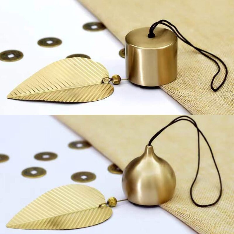 Tiszta réz szélcsengő díszek Kiváló japán otthoni erkély hálószoba szélcsengői autófüggők születésnapi ajándék kellékek