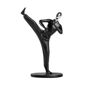 Футбол/тенис на маса/голф играч Статуя Абстрактна фигура Скулптура за скандинавска смола спортист Статуя на персонаж Орнаменти за маса