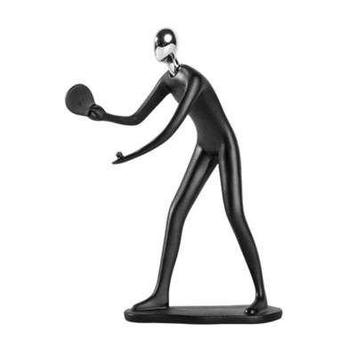 Futbolo / stalo teniso / golfo žaidėjo statula Abstrakčios figūros skulptūra Šiaurės dervos sportininkui Personažas Statulėlės stalo papuošalai