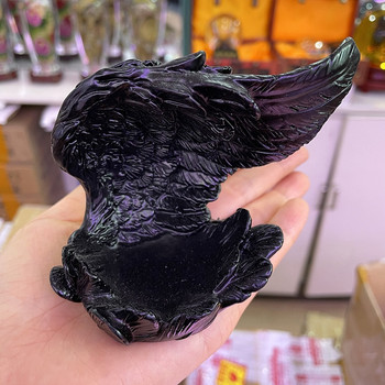Resin Angel Wing Feather Wing Поставка за дисплей за Crystal Spheres Balls базов държач Орнаменти Домашен декор