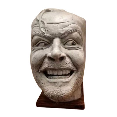 Íme a Johnny Sculpture Resin asztali dísz 2022 szobra a ragyogó könyvvégről könyvtári könyvespolc kreatív szobor